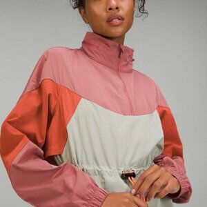 Lululemon Evergreen Anorak - Size 8 - Brier Rose/pale Raspberry/Natural Ivory